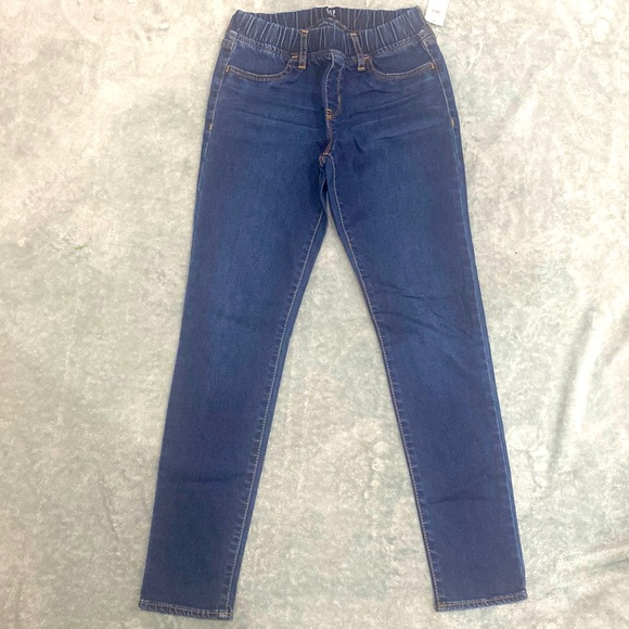 Gap Denim Stretch Jegging Girls 12, indigo blue, new with tags, never worn - Picture 1 of 7